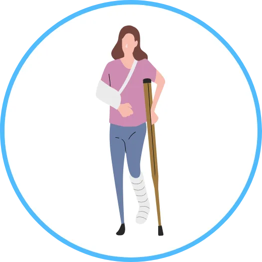 お身体の不自由な方